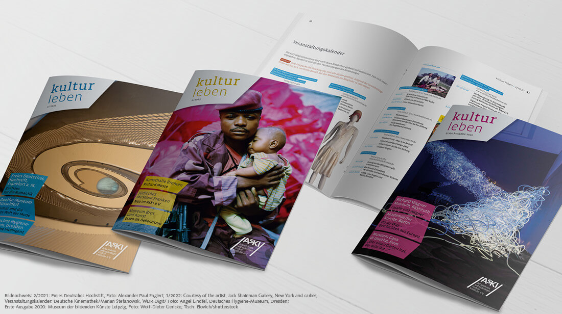 Cover für die Kultur- und Kunstzeitschrift „kultur leben“