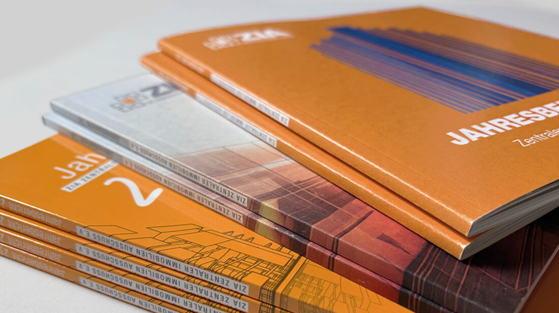Jahresberichte für Immobilienverband ZIA